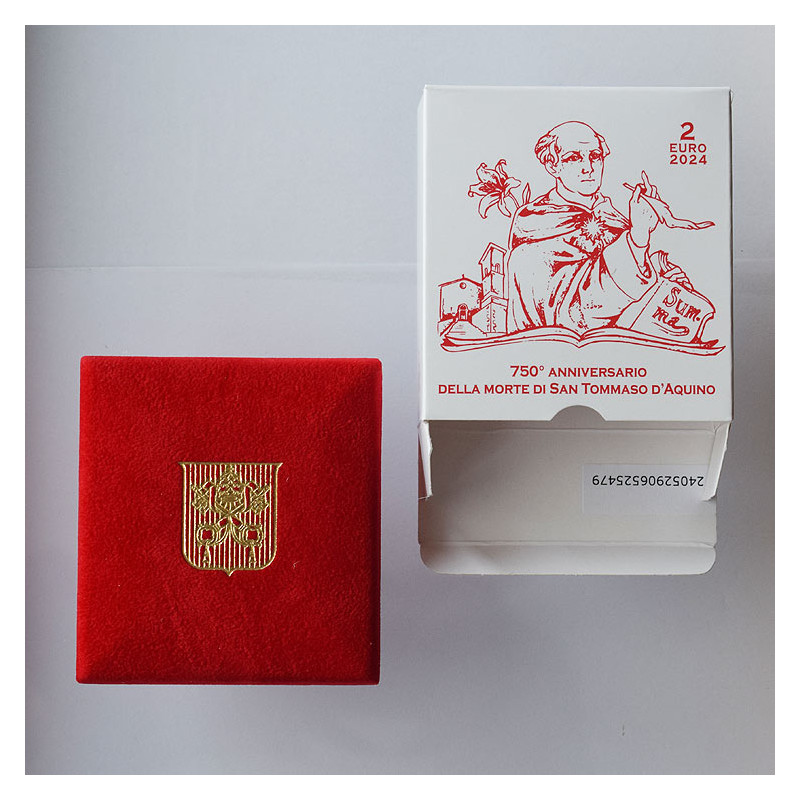 2 Euro Vatikán 2024 - Svätý Tomáš Akvinský, Proof