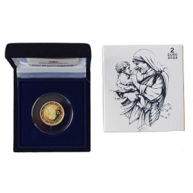 2 Euro Vatikán 2022 - Matka Tereza z Kalkaty, Proof kvalita
