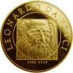 Gold Medal Leonardo Da Vinci and Monna Lisa