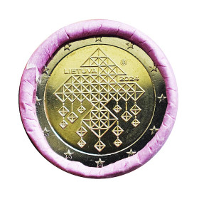 2 Euro Litva 2024  - Slamené záhrady a ich tradícia