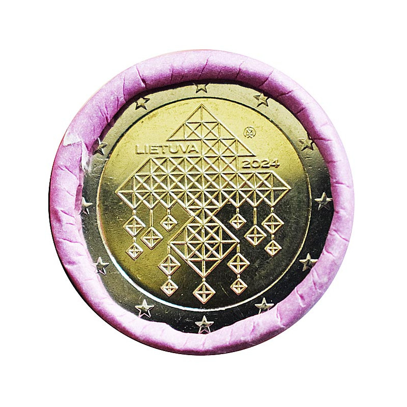 2 Euro Litva 2024  - Slamené záhrady a ich tradícia