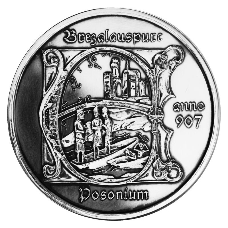 Silver medal Bratislava, patina