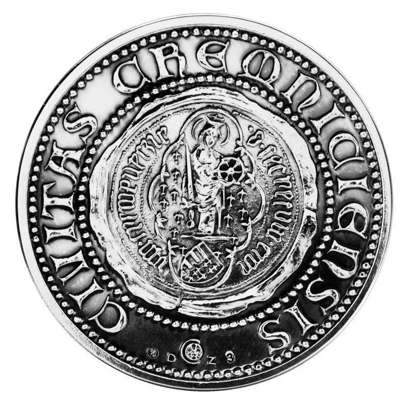 Strieborná medaila Kremnica, patina