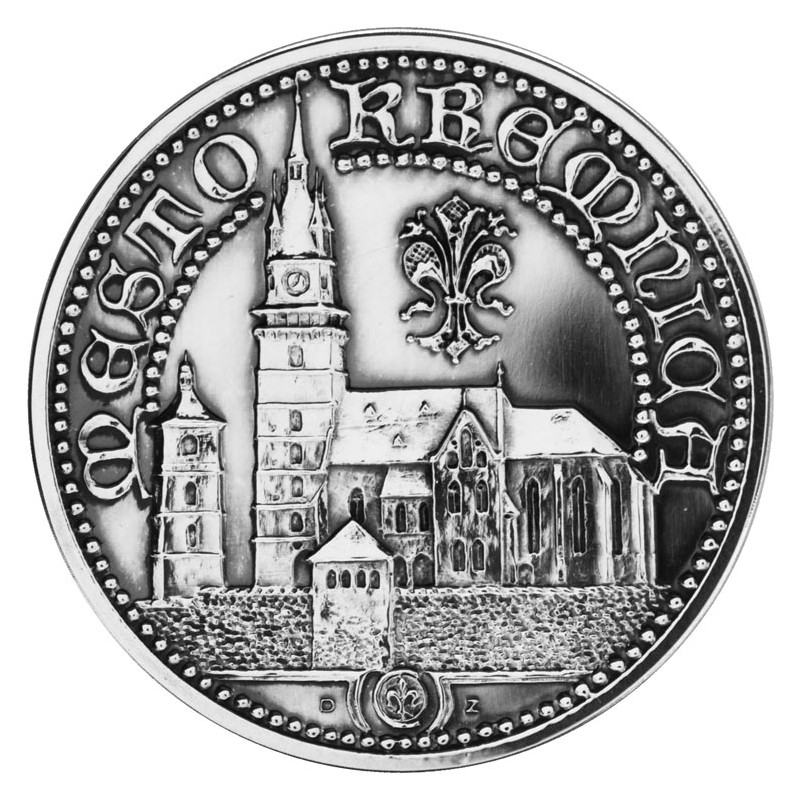 Strieborná medaila Kremnica, patina