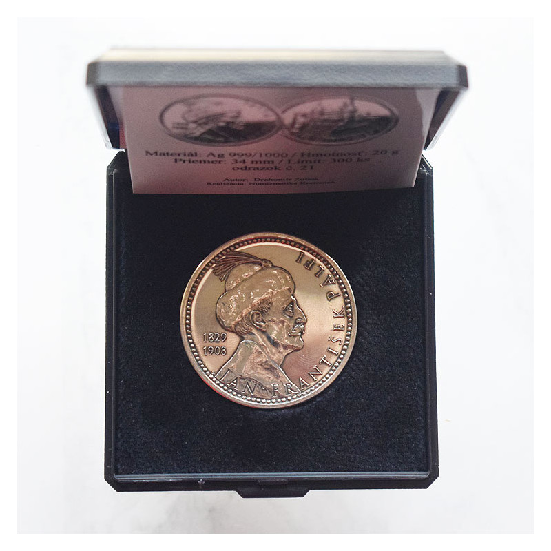 Silver medal Bojnice, Ján František Pálfy