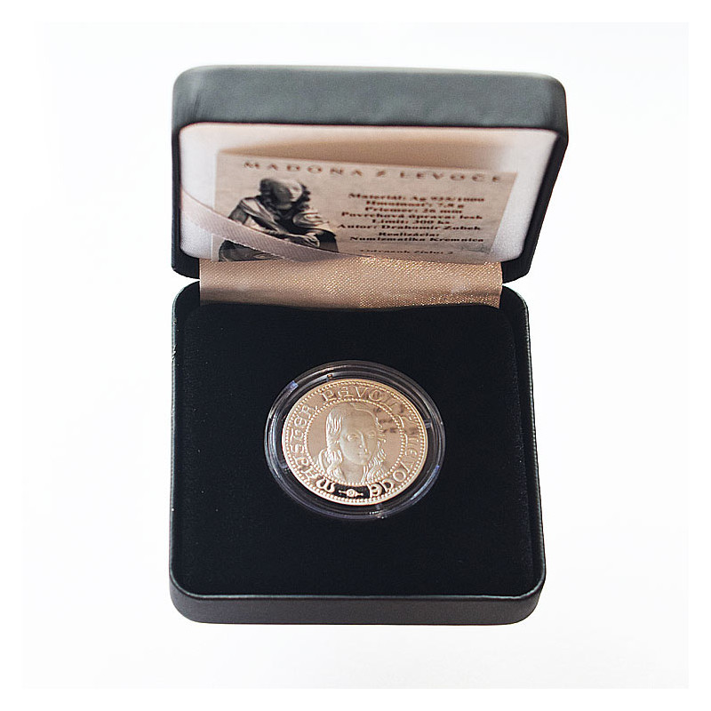 Strieborná medaila Madona z Levoče