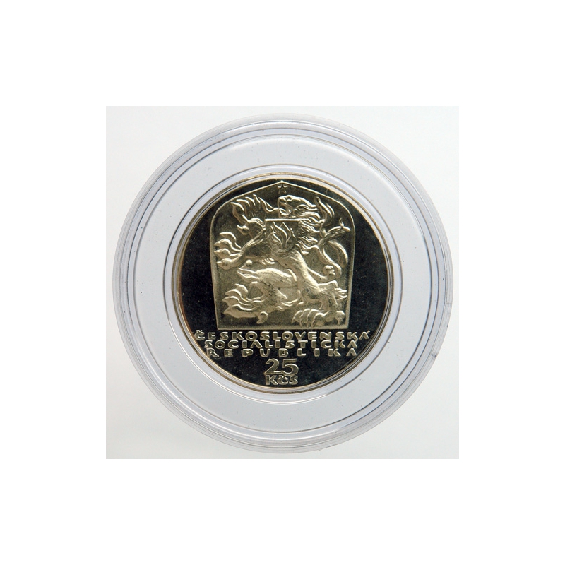 25 Kčs 1969 - 25. výročie SNP, Proof kvalita