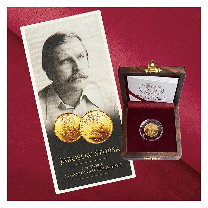 Golden ducat Krel IV. - 600th death anniversary