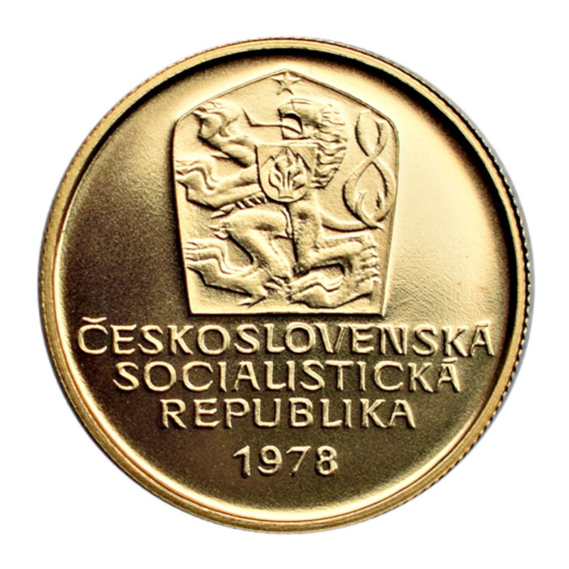 Zlatý dukát Karel IV. - 600. výročie úmrtia, Akad. sochár Jaroslav Štursa