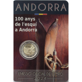 2 Euro Andorra 2024 - 100. výročie lyžovania