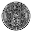 Great seal of Matej Corvinus, silver medal