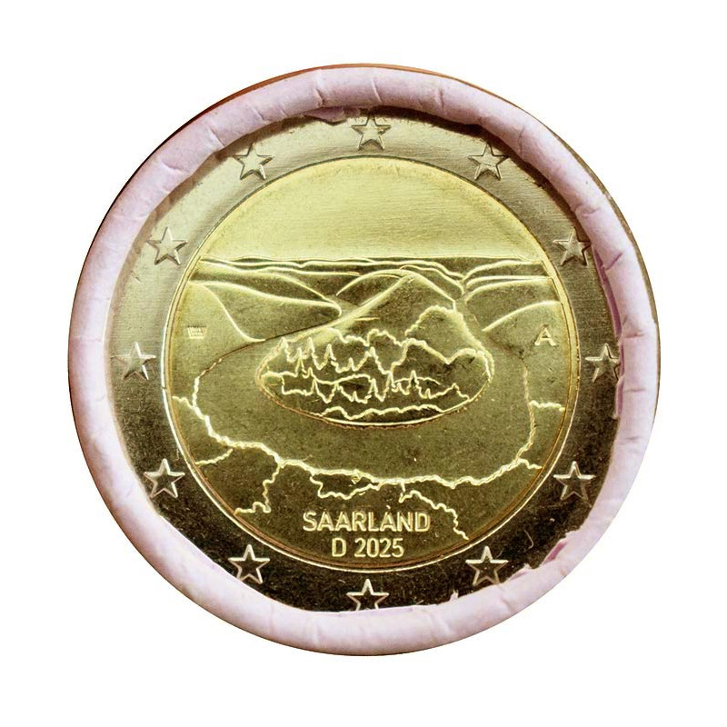 2 Euro Nemecko "A" 2025 - Krajina Sársko