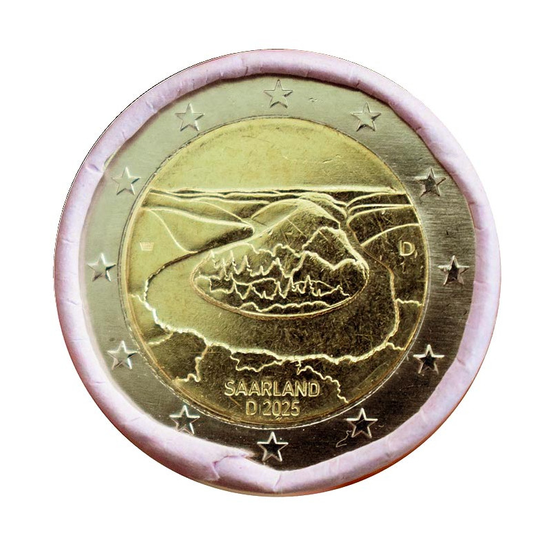 2 Euro Nemecko "D" 2025 - Krajina Sársko