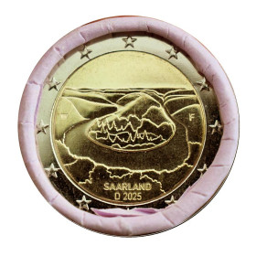 2 Euro Nemecko "F" 2025 - Krajina Sársko