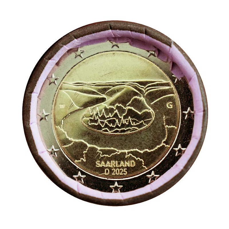 2 Euro Nemecko "G" 2025 - Krajina Sársko