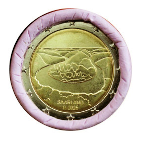 2 Euro Nemecko "J" 2025 - Krajina Sársko