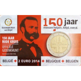 2 Euro Belgicko 2014 - Červený kríž