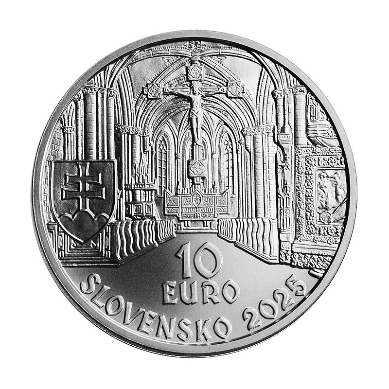 10 Euro 2025 - Benediktínske opátstvo v Hronskom Beňadiku, BK