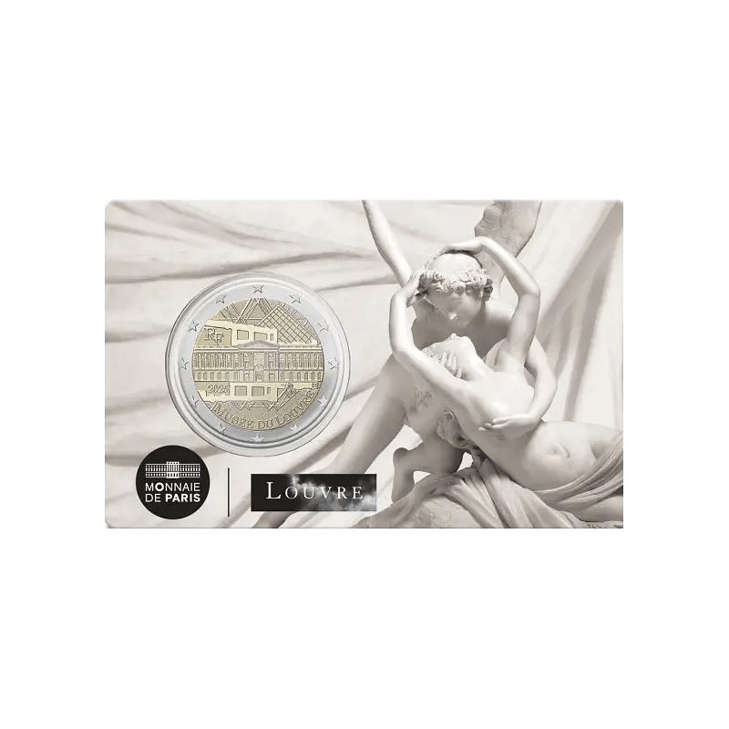 2 Euro Francúzsko 2025 - Amor a Psyché, Múzeum Louvre