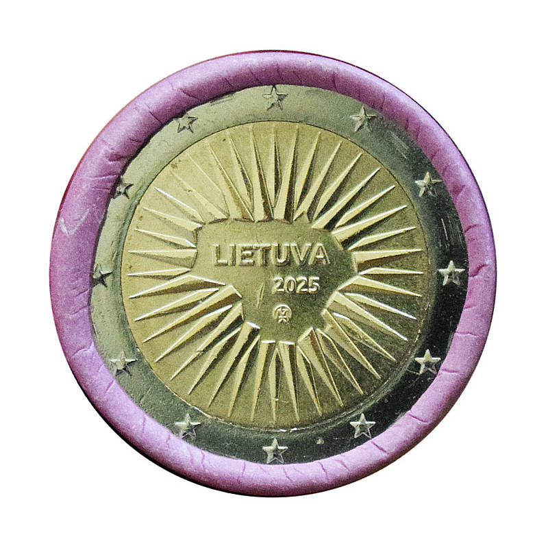 2 Euro Litva 2025 - Obrana Litvy