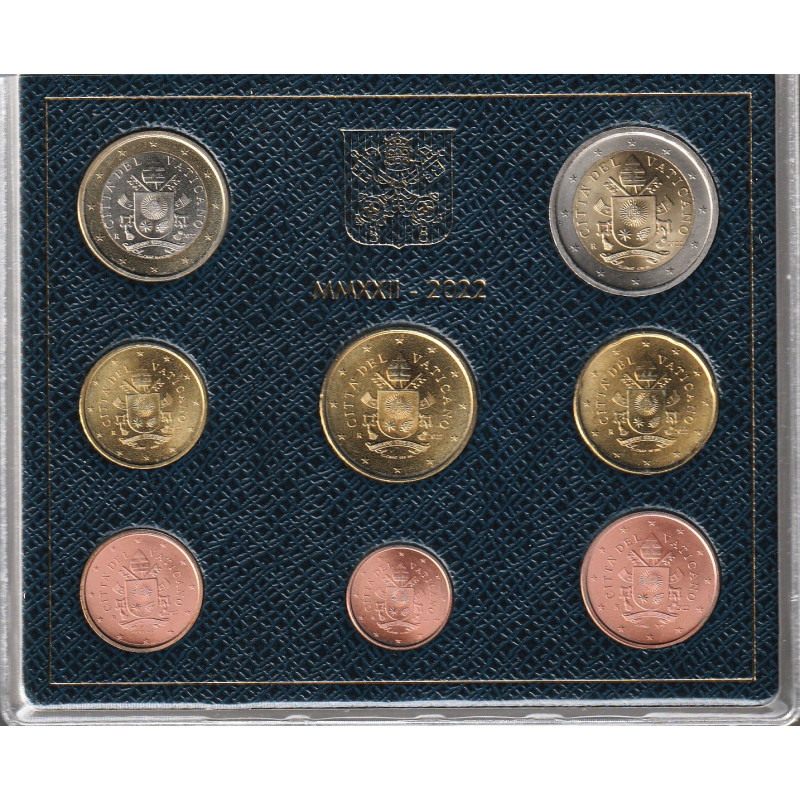 Vatican 2022 Euro Coin Set