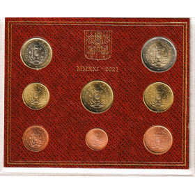 Vatican 2021 Euro Coin Set