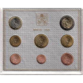 Vatican 2020 Euro Coin Set