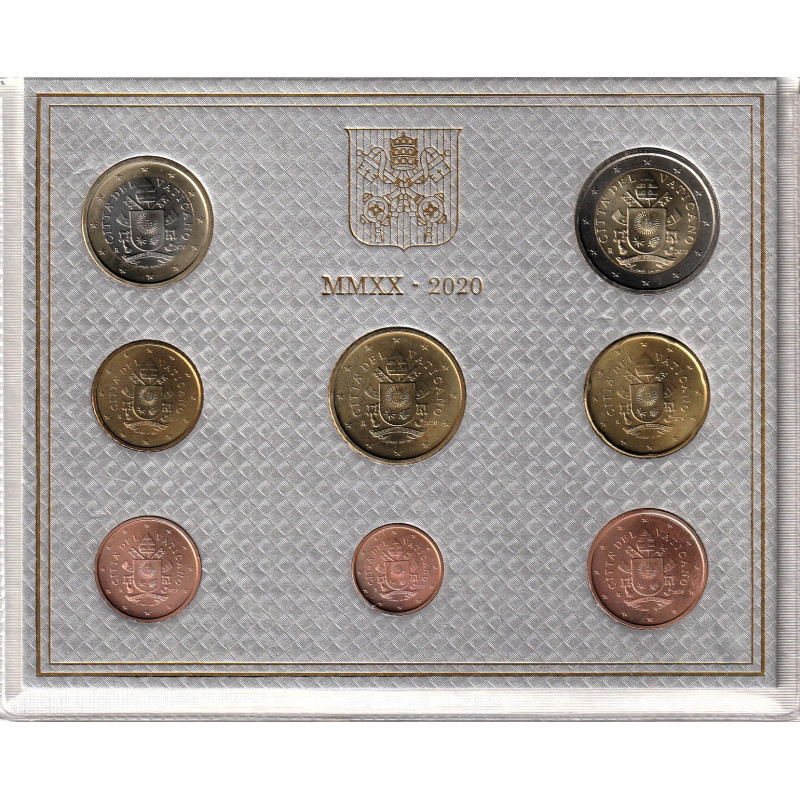 Vatican 2020 Euro Coin Set
