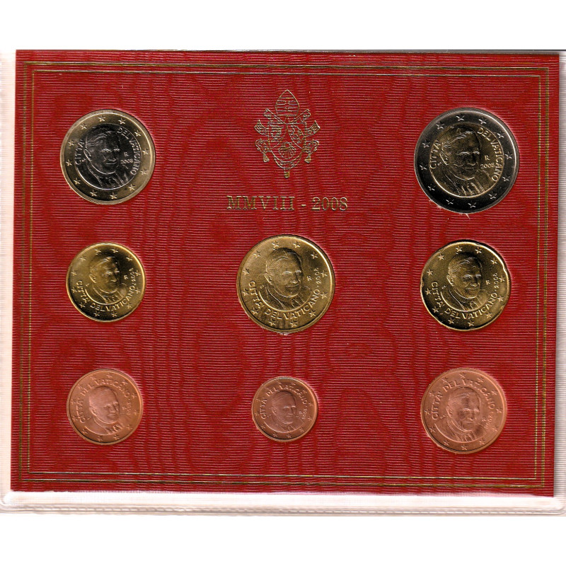 Sada euromincí Vatikán 2008