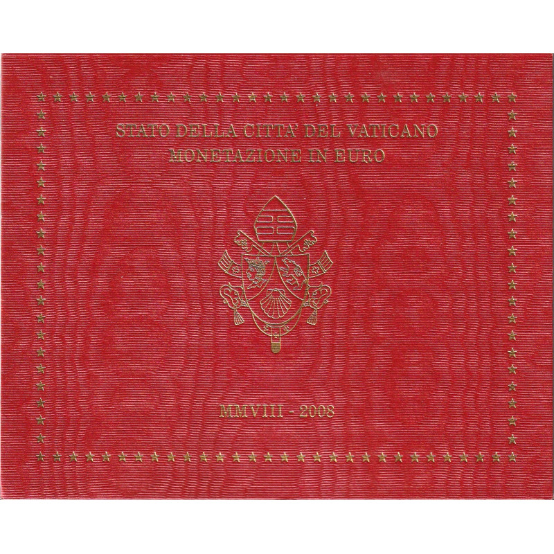 Sada euromincí Vatikán 2008