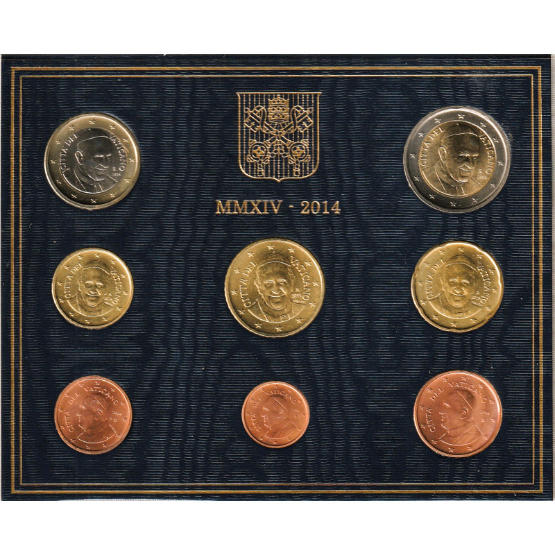 Sada euromincí Vatikán 2014
