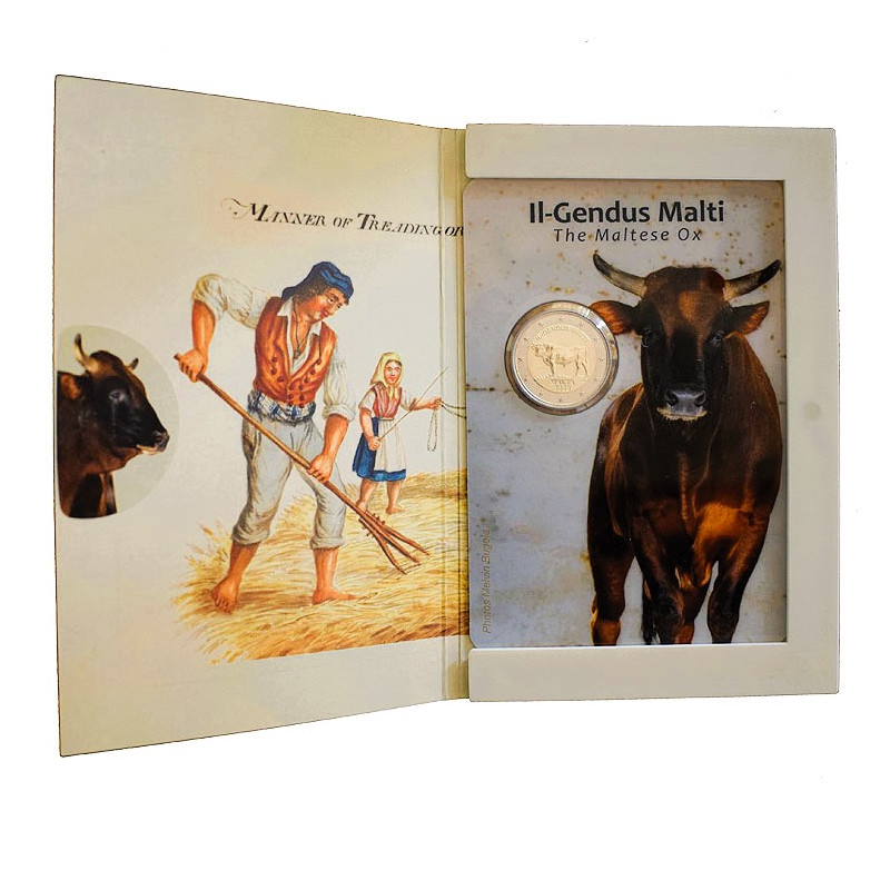 2 Euro Malta 2025 - Gendus Malti II, coin card