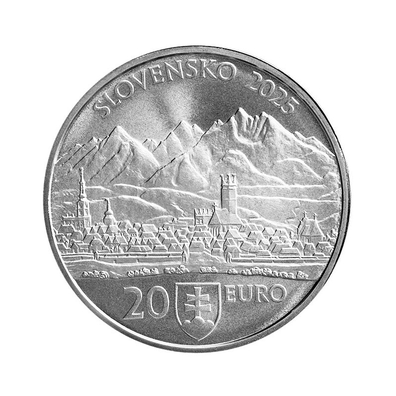 20 Euro 2025 - Mesto Kežmarok, BK