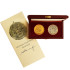 Great Seal of Matthias Corvinus, silver and golden medals set