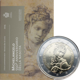 2 Euro San Maríno 2025 - Michelangelo, renesančný majster
