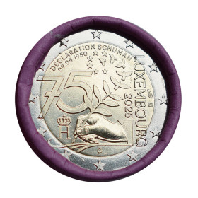 2 Euro Luxembourg 2025 - Schuman Declaration