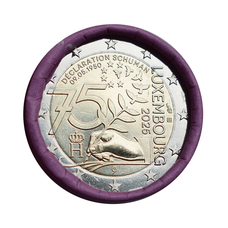 2 Euro Luxembourg 2025 - Schuman Declaration