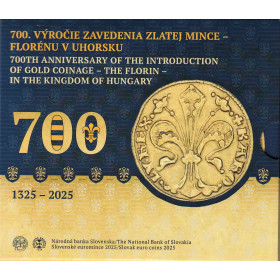 Euro coin set 2025 - Anniversary of the introduction of the Florin