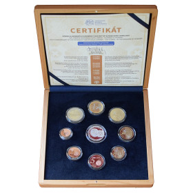 Sada euromincí 2025 - Florén v Uhorsku, Proof v drevenej kazete