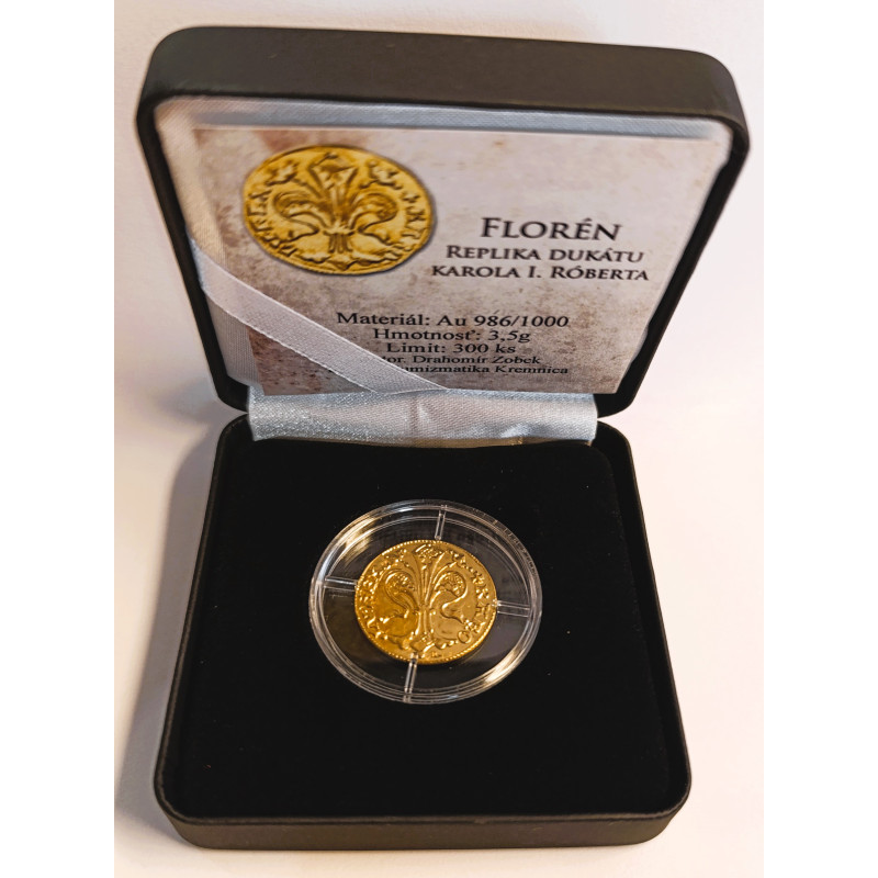 Gold Replica of Kremnica´s 1-ducat - Florin