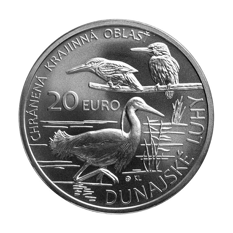 20 Euro 2025 - Oblasť Dunajské luhy, BK