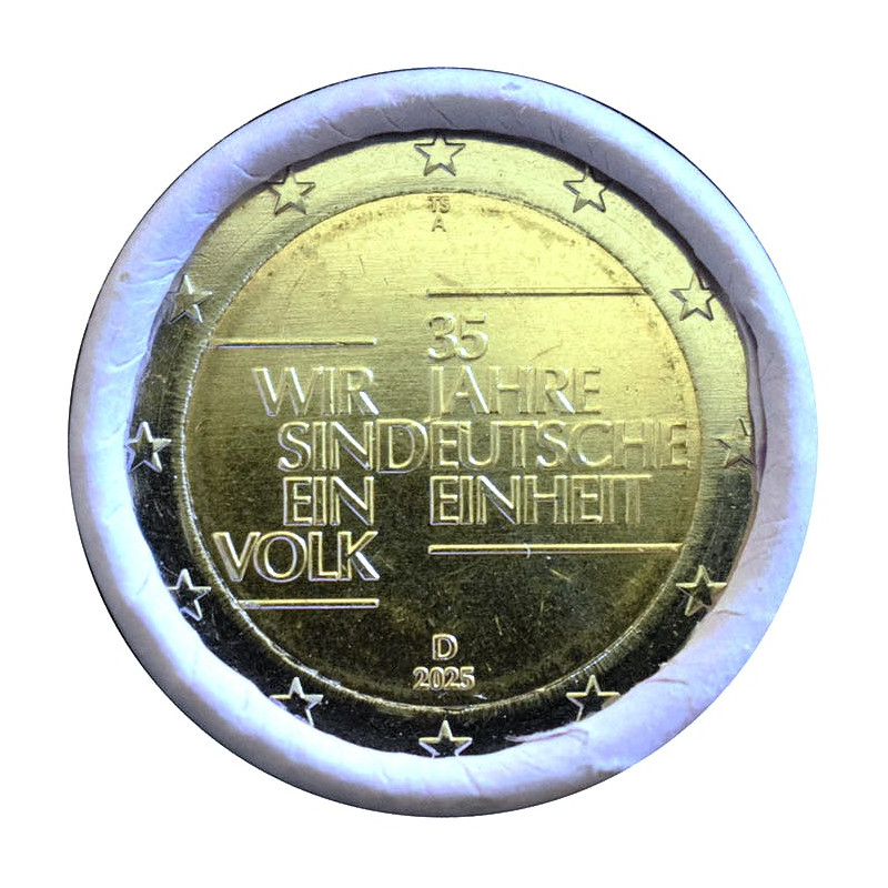 2 Euro Nemecko "A" 2025 - Jednota Nemecka
