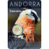2 Euro Andorra 2025 - Bearded Vulture, endangered species