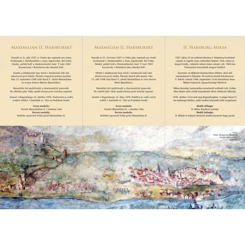 Veľká pečať Maximiliána II. Habsburského, strieborná medaila