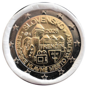 2 Euro Slovensko 2026 - Mesto Trenčín, mesto kultúry