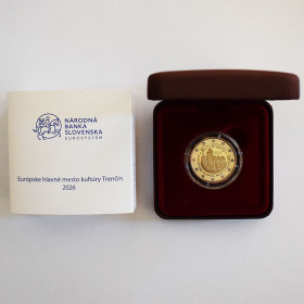 2 Euro Slovensko 2026 - Trenčín, Európske mesto kultúry r. 2026, Proof