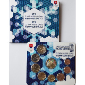 Euro coin set 2026 - Winter Olympics Milan and Cortina, BU