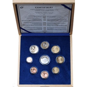 Euro coin set 2026 - Winter Olympics Milano / Cortina, Proof wooden box