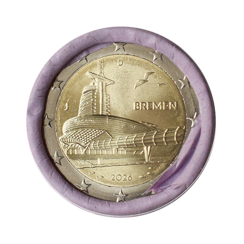 2 Euro Nemecko "J" 2026 - Múzeum Klimahaus