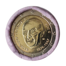 2 Euro Germany "D" 2026 - Chancellor Konrad Adenauer